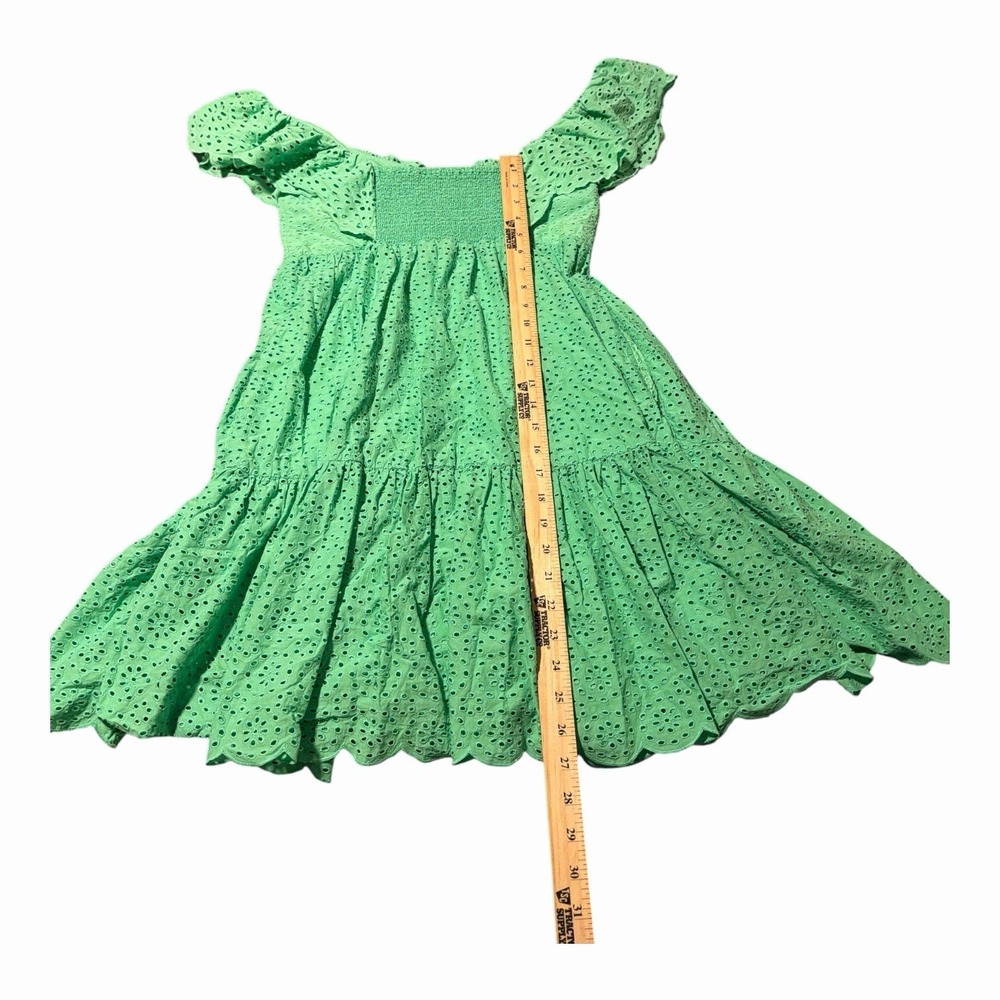 $238 Lilly Pulitzer ASTERIA DRESS Cabana Green Daisy Dreams EYELET 8 Dress - Picture 16 of 16